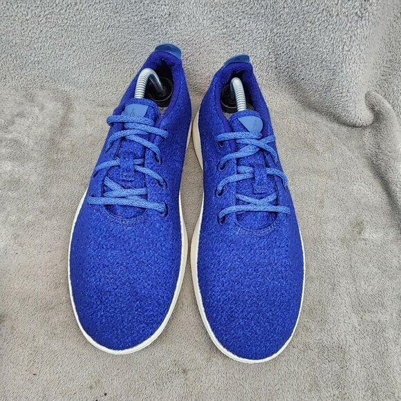Allbirds Shoes Mens Size 10 Sams Club Blue Merino Wool Lace Up Sneakers *GUC* - Picture 4 of 12